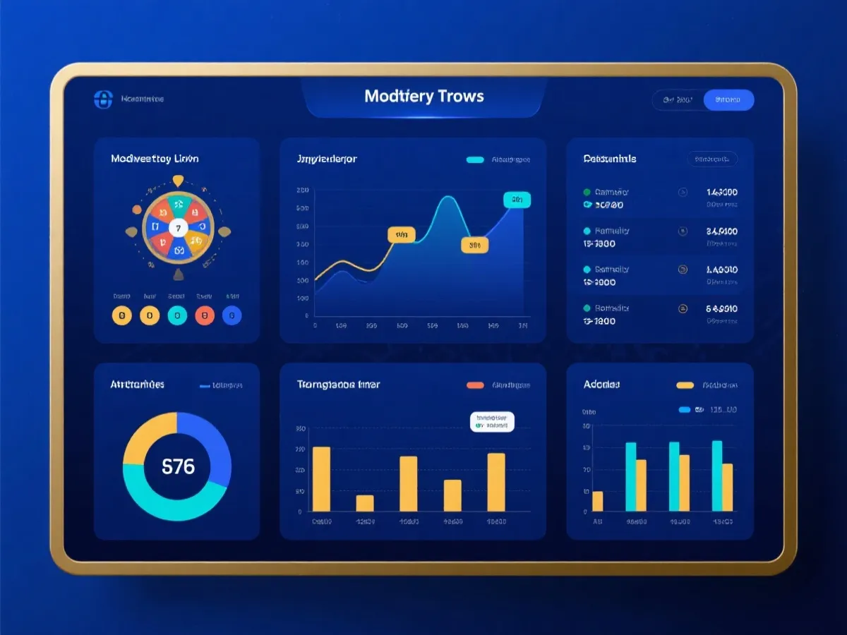 澳洲幸運5走勢圖與數據分析儀表板示意